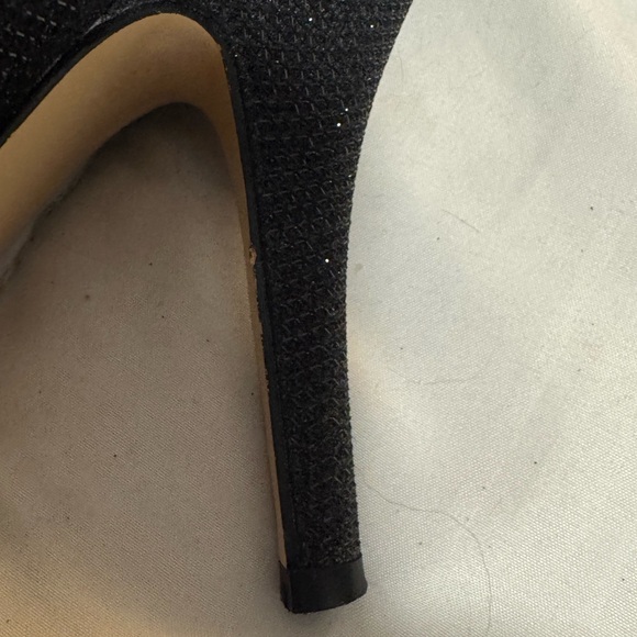 Chic Black Rhinestone Heels - Picture 9 of 16